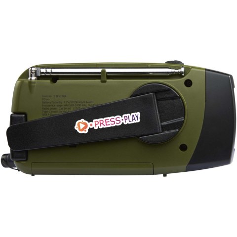 Avior radio awaryjne z certyfikatem RCS z tworzyw sztucznych pochodzących z recyklingu wojskowy zielony (12451464)