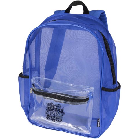 Mesh plecak z recyklingu z certyfikatem GRS o pojemności 18 l królewski niebieski (13013753)