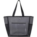 Mesh torba na zakupy 23 l z recyklingu z certyfikatem GRS czarny