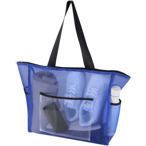 Mesh torba na zakupy 23 l z recyklingu z certyfikatem GRS królewski niebieski