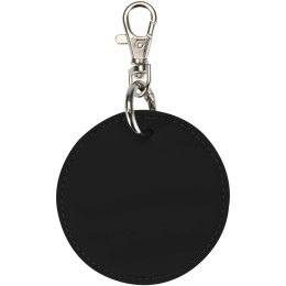 Resi Plus brelok z okrągłą zawieszką z recyklingowanego materiału z certyfikatem GRS czarny (13014090)