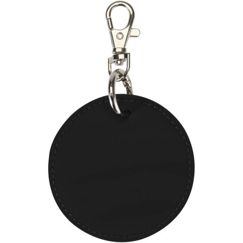 Resi Plus brelok z okrągłą zawieszką z recyklingowanego materiału z certyfikatem GRS czarny (13014090)