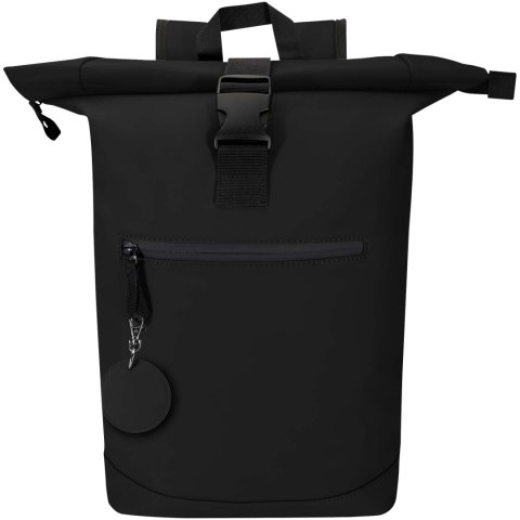 Resi Plus brelok z okrągłą zawieszką z recyklingowanego materiału z certyfikatem GRS czarny (13014090)