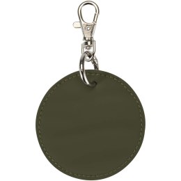 Resi Plus brelok z okrągłą zawieszką z recyklingowanego materiału z certyfikatem GRS leśny zielony (13014064)