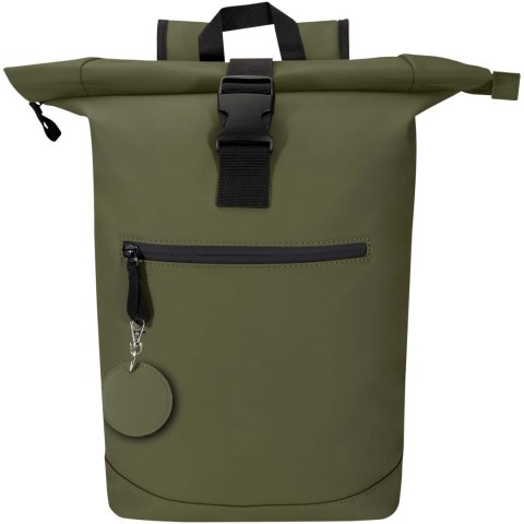 Resi Plus brelok z okrągłą zawieszką z recyklingowanego materiału z certyfikatem GRS leśny zielony (13014064)