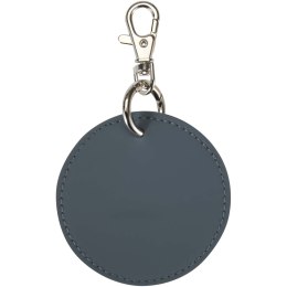 Resi Plus brelok z okrągłą zawieszką z recyklingowanego materiału z certyfikatem GRS szaroniebieski (13014055)