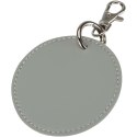 Resi Plus brelok z okrągłą zawieszką z recyklingowanego materiału z certyfikatem GRS szary (13014082)