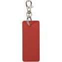 Resi Plus brelok z prostokątną zawieszką z recyklingowanego materiału z certyfikatem GRS ceglasty (13014132)