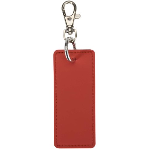 Resi Plus brelok z prostokątną zawieszką z recyklingowanego materiału z certyfikatem GRS ceglasty (13014132)