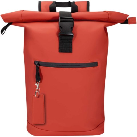 Resi Plus brelok z prostokątną zawieszką z recyklingowanego materiału z certyfikatem GRS ceglasty (13014132)