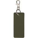 Resi Plus brelok z prostokątną zawieszką z recyklingowanego materiału z certyfikatem GRS leśny zielony (13014164)