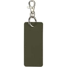 Resi Plus brelok z prostokątną zawieszką z recyklingowanego materiału z certyfikatem GRS leśny zielony (13014164)
