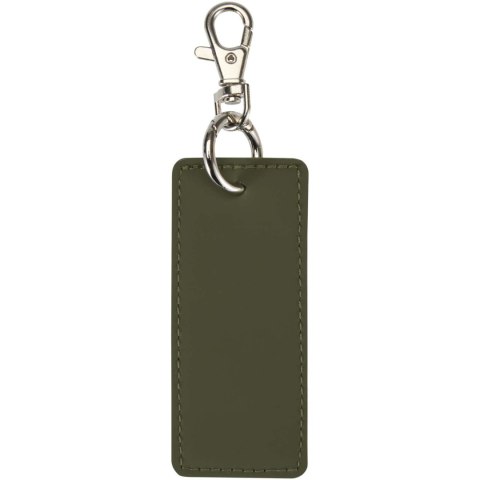 Resi Plus brelok z prostokątną zawieszką z recyklingowanego materiału z certyfikatem GRS leśny zielony (13014164)