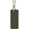 Resi Plus brelok z prostokątną zawieszką z recyklingowanego materiału z certyfikatem GRS leśny zielony (13014164)