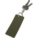Resi Plus brelok z prostokątną zawieszką z recyklingowanego materiału z certyfikatem GRS leśny zielony (13014164)