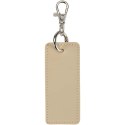 Resi Plus brelok z prostokątną zawieszką z recyklingowanego materiału z certyfikatem GRS owsianka (13014107)