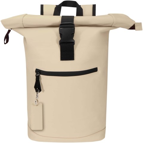 Resi Plus brelok z prostokątną zawieszką z recyklingowanego materiału z certyfikatem GRS owsianka (13014107)