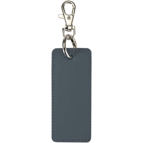 Resi Plus brelok z prostokątną zawieszką z recyklingowanego materiału z certyfikatem GRS szaroniebieski (13014155)