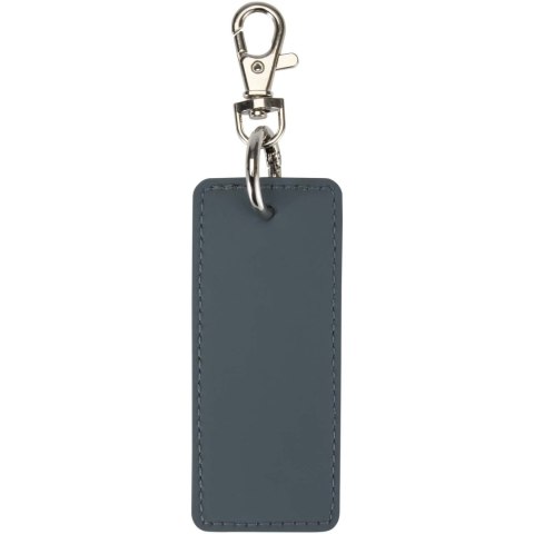 Resi Plus brelok z prostokątną zawieszką z recyklingowanego materiału z certyfikatem GRS szaroniebieski (13014155)