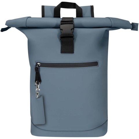 Resi Plus brelok z prostokątną zawieszką z recyklingowanego materiału z certyfikatem GRS szaroniebieski (13014155)