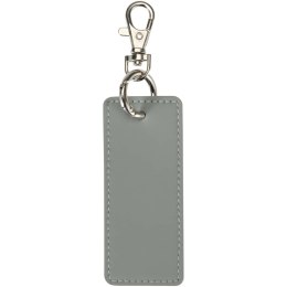 Resi Plus brelok z prostokątną zawieszką z recyklingowanego materiału z certyfikatem GRS szary (13014182)