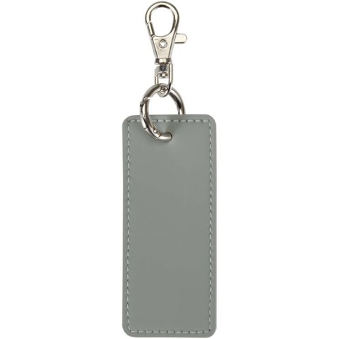 Resi Plus brelok z prostokątną zawieszką z recyklingowanego materiału z certyfikatem GRS szary (13014182)