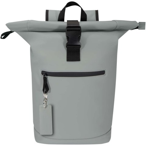 Resi Plus brelok z prostokątną zawieszką z recyklingowanego materiału z certyfikatem GRS szary (13014182)