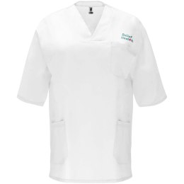 Panacea 160 g/m2 bluzka do pracy unisex z krótkim rękawem biały (R90981Z5)