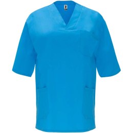 Panacea 160 g/m2 bluzka do pracy unisex z krótkim rękawem błękit dunajski (R90981J2)