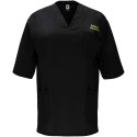 Panacea 160 g/m2 bluzka do pracy unisex z krótkim rękawem czarny (R90983O1)