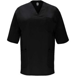 Panacea 160 g/m2 bluzka do pracy unisex z krótkim rękawem czarny (R90983O2)