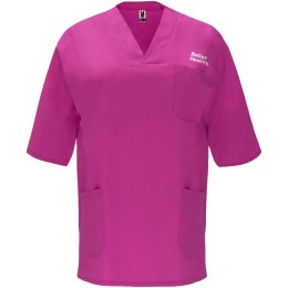 Panacea 160 g/m2 bluzka do pracy unisex z krótkim rękawem fioletowy (R90985W2)