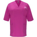 Panacea 160 g/m2 bluzka do pracy unisex z krótkim rękawem fioletowy (R90985W3)