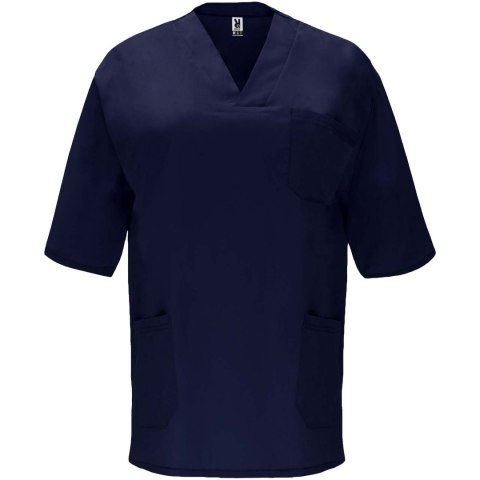 Panacea 160 g/m2 bluzka do pracy unisex z krótkim rękawem granatowy (R90981R3)