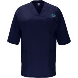 Panacea 160 g/m2 bluzka do pracy unisex z krótkim rękawem granatowy (R90981R4)