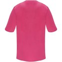 Panacea 160 g/m2 bluzka do pracy unisex z krótkim rękawem róż rozetka (R90984R1)