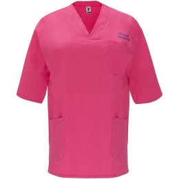 Panacea 160 g/m2 bluzka do pracy unisex z krótkim rękawem róż rozetka (R90984R2)