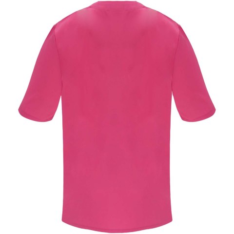 Panacea 160 g/m2 bluzka do pracy unisex z krótkim rękawem róż rozetka (R90984R6)