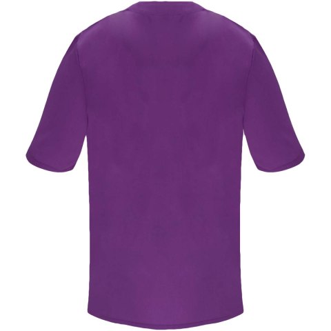 Panacea 160 g/m2 bluzka do pracy unisex z krótkim rękawem winogronowy (R90984W1)