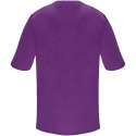 Panacea 160 g/m2 bluzka do pracy unisex z krótkim rękawem winogronowy (R90984W5)