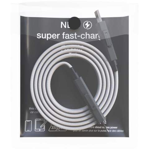 SCX.design C58 magnetyczny płaski kabel do ładowania 60 W szary (2PX19682)