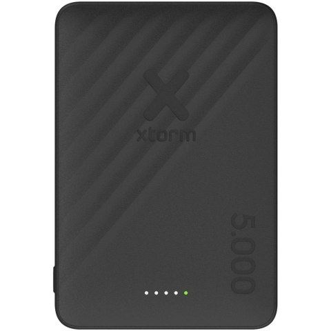 Xtorm Go2 powerbank o mocy 15 W i pojemności 5000 mAh z szybkim ładowaniem czarny (12460290)