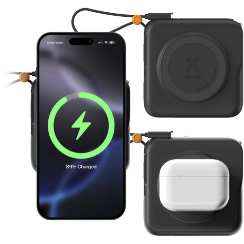 Xtorm TravelPro ładowarka podróżna 3 w 1 o mocy 30 W i pojemności 10 000 mAh czarny (12460390)