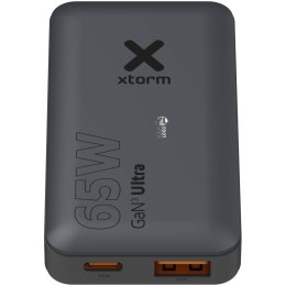 Xtorm szybka ładowarka podróżna o mocy 65 W z kablem i etui podróżnym czarny (12460090)