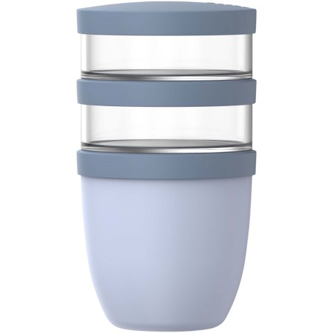 Mepal Ellipse 3-częściowy izolowany pojemnik na lunch o pojemności 500 ml + 2 x 200 ml niebieski (11314352)