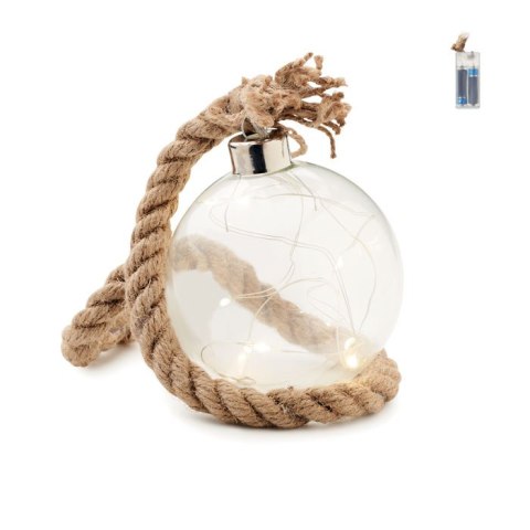 Szklana bombka lampka LED przezroczysty (CX1514-22)