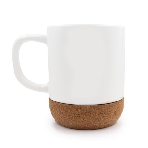 Kubek ceramiczny 370 ml z korkowym elementem | Kate