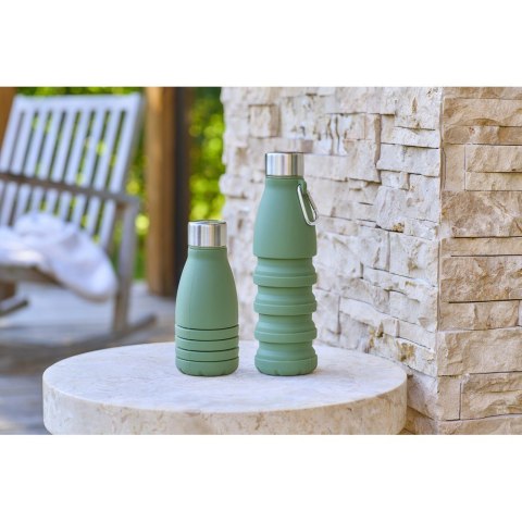 Składana butelka sportowa 550 ml z karabińczykiem