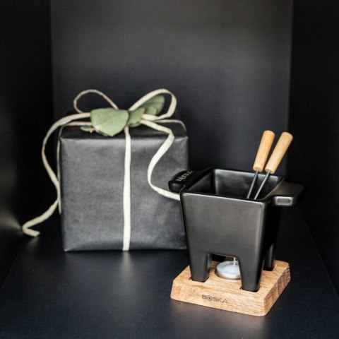 Zestaw do serwowania fondue BOSKA Tapas Fondue Nero