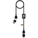 SCX.design C32 kabel do ładowania 60 W z przełącznikiem i podświetlanym logo czarny (2PX21290)
